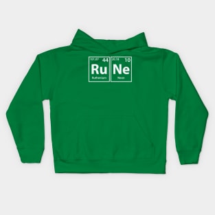 Rune (Ru-Ne) Periodic Elements Spelling Kids Hoodie